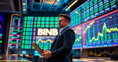 bnb rises despite market decline