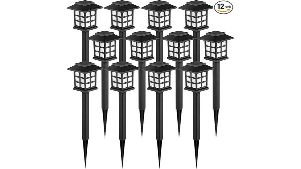 12 pack solar led lights