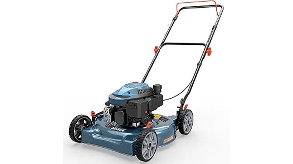 144 cc gas mower