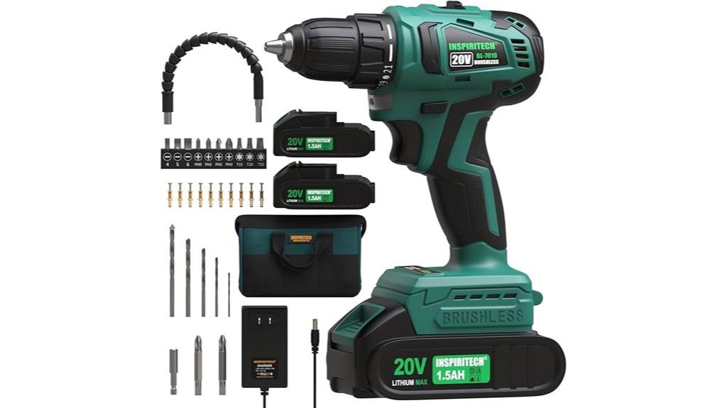 20v cordless drill set