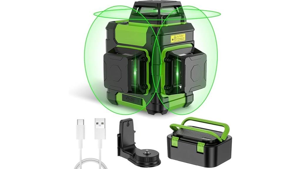 360 degree laser leveling