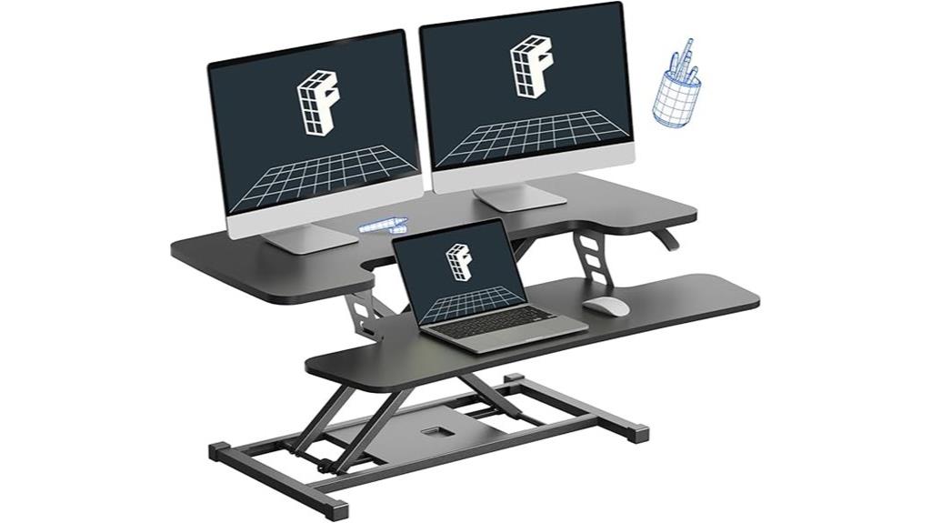 36 inch adjustable standing desk