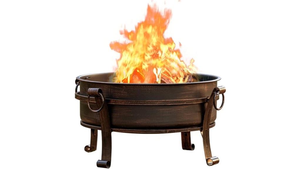36 inch multi use fire pit