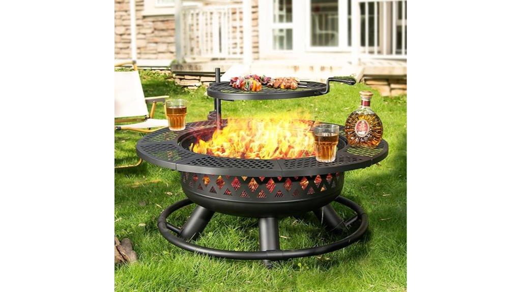 36 inch outdoor fire pit