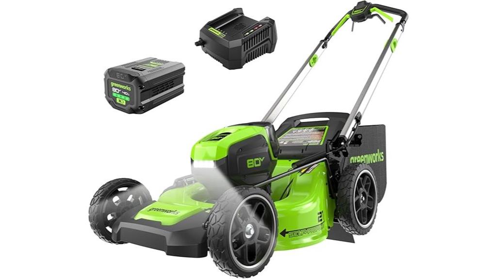 80v cordless self propelled mower