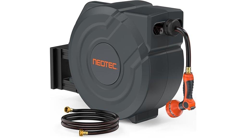 90ft wall mounted hose reel