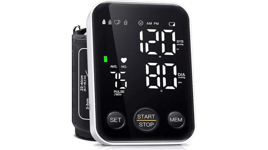 adjustable cuff dual memory