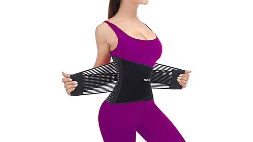 adjustable lumbar support belt