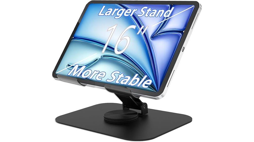 adjustable metal tablet holder