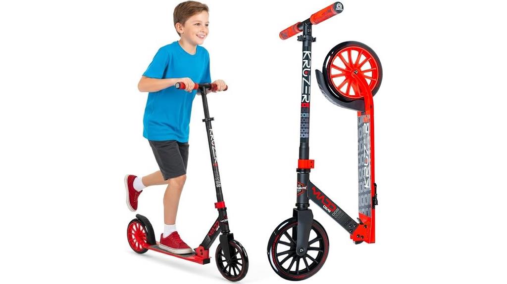 adult teen large folding scooter