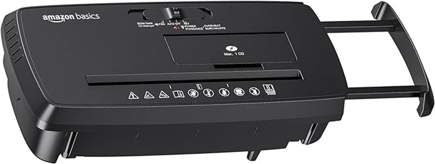 amazon basics shredder model