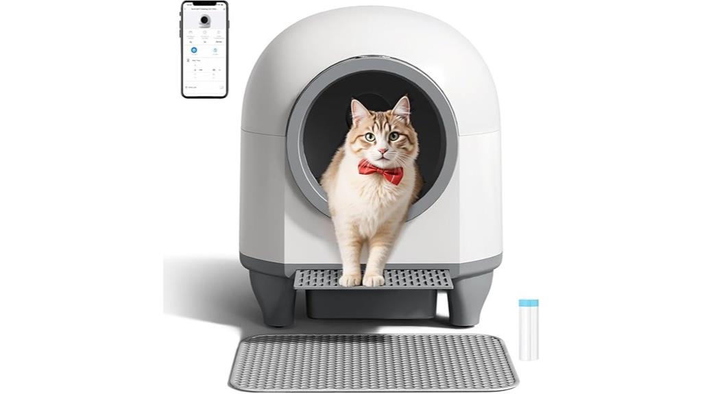 app controlled automatic litter box