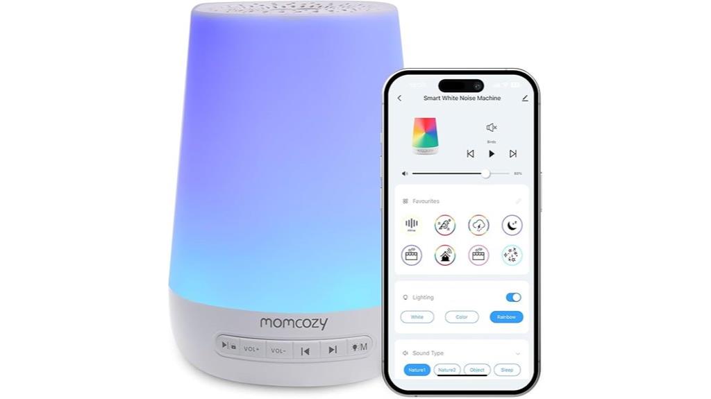 baby sound machine with app