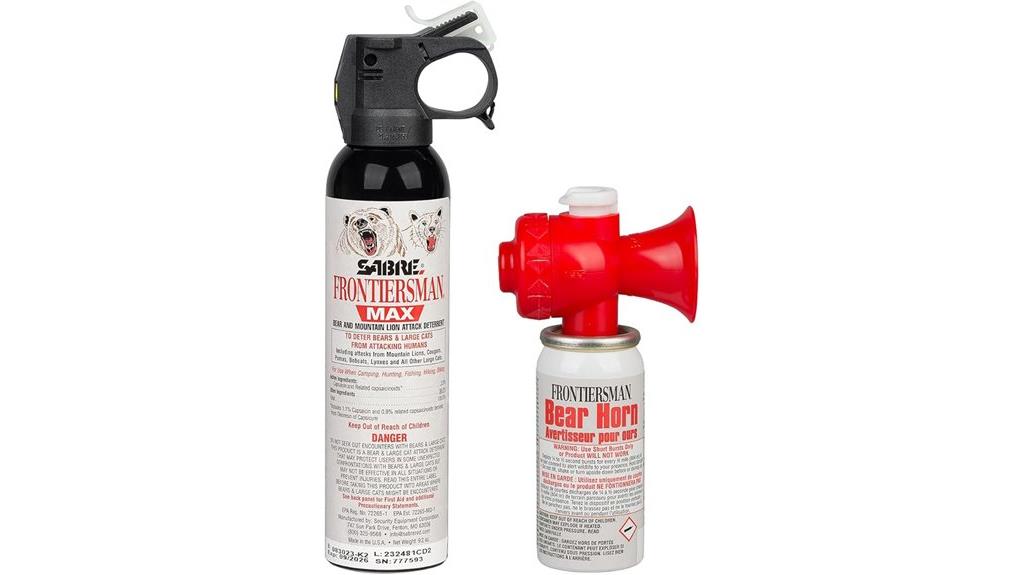 bear and mountain lion defense