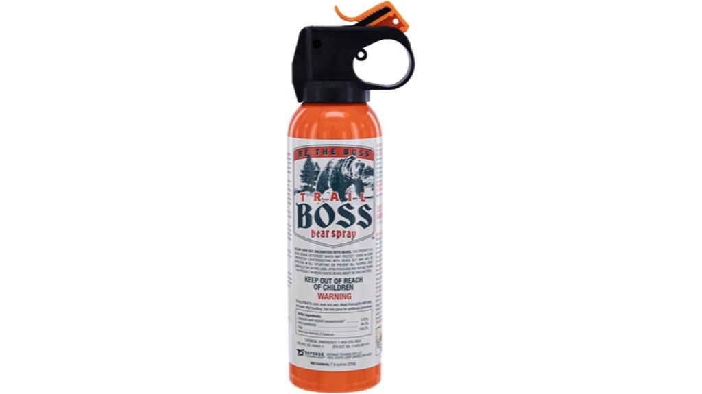 bear spray 35 ft range