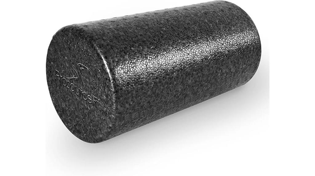 black and blue foam roller