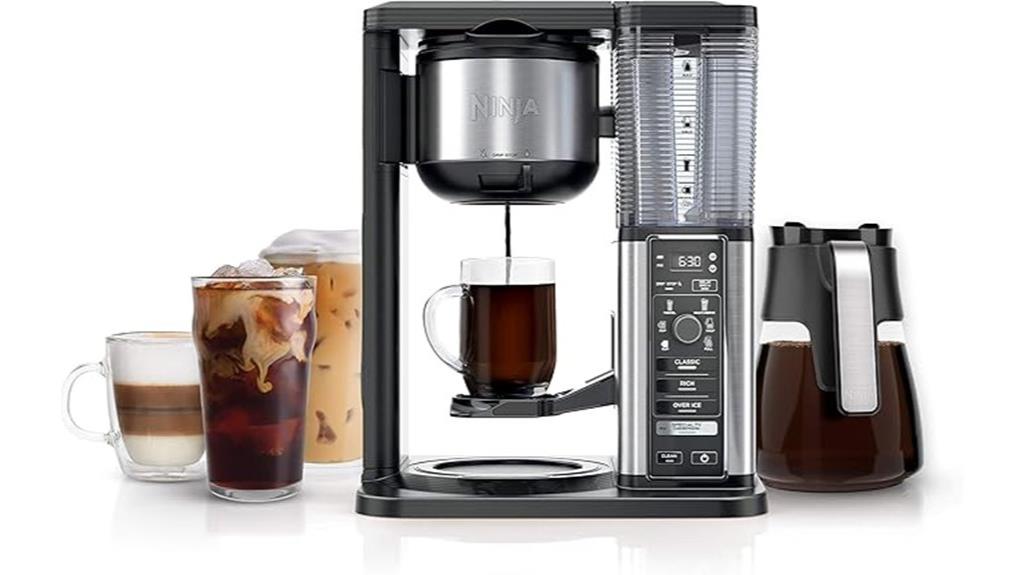 black ninja coffee maker