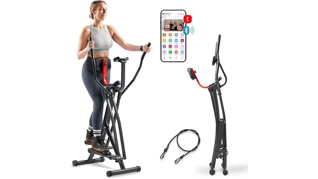 bluetooth enabled air elliptical