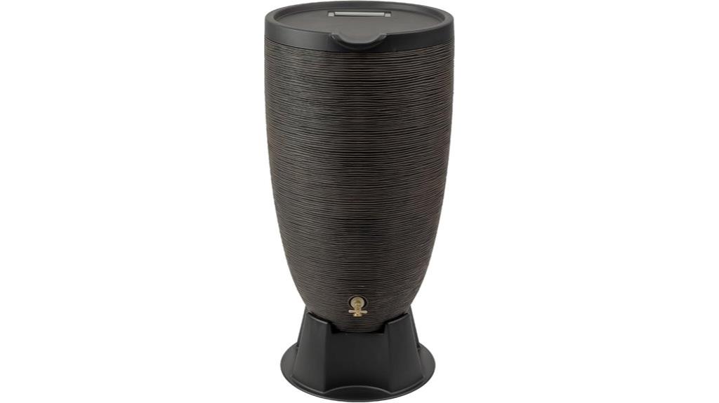 bronze 50 gallon rain collector