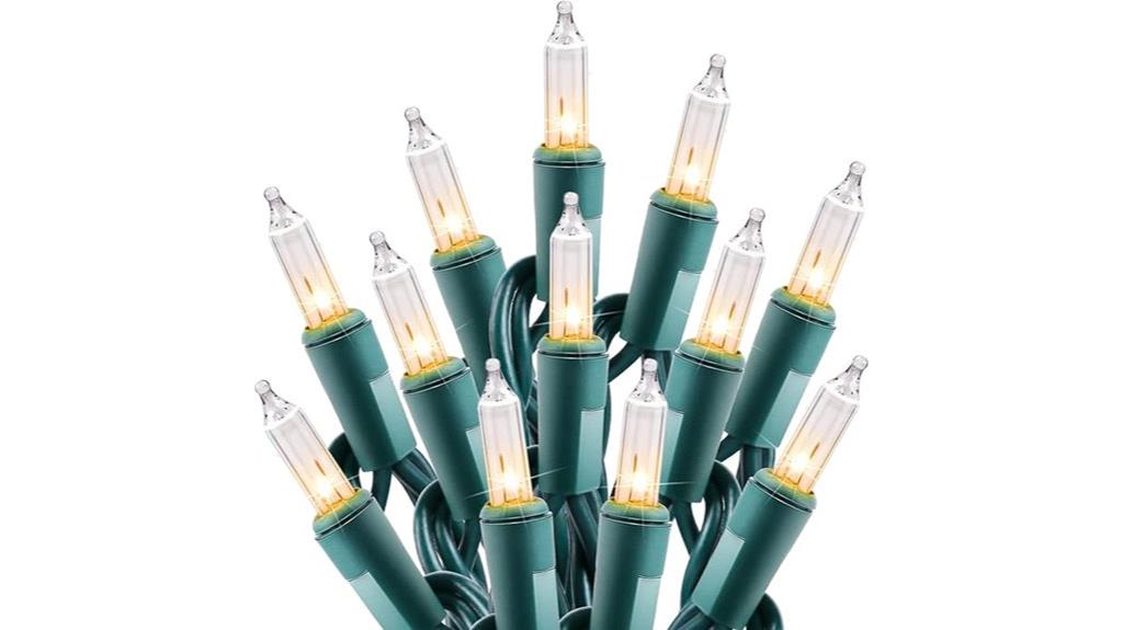 clear christmas string lights