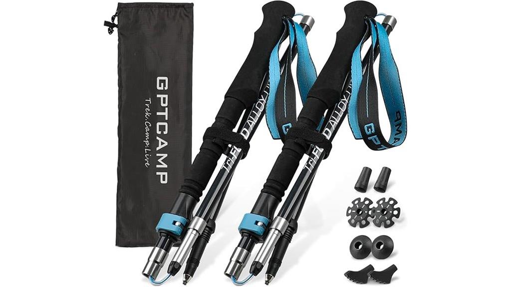 collapsible hiking poles pack