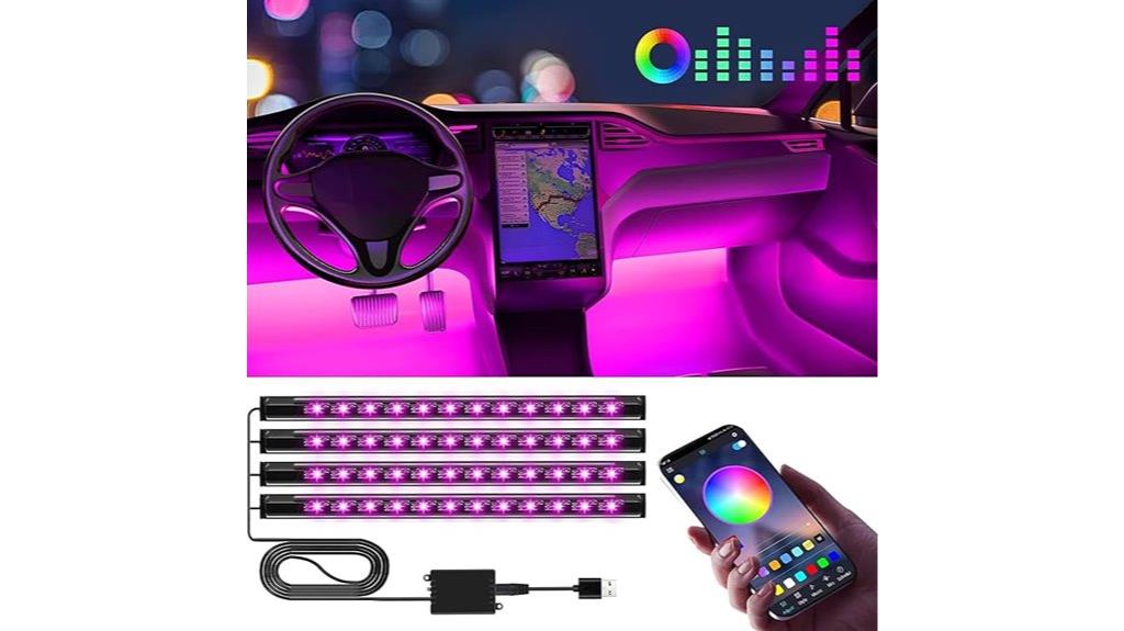 color changing car interior lights