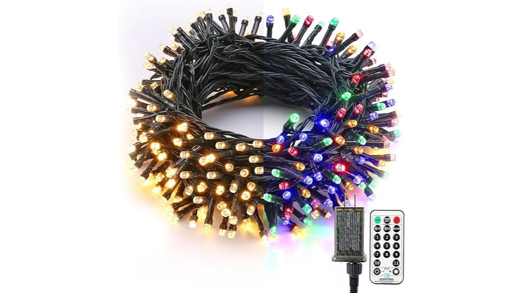 colorful 200 led lights