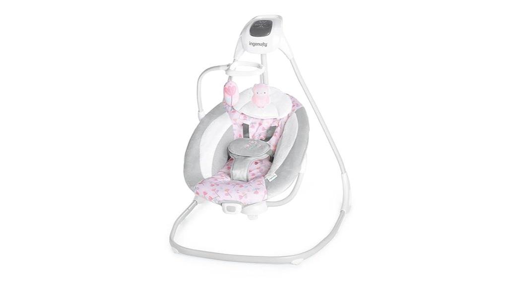 comfortable baby swing design