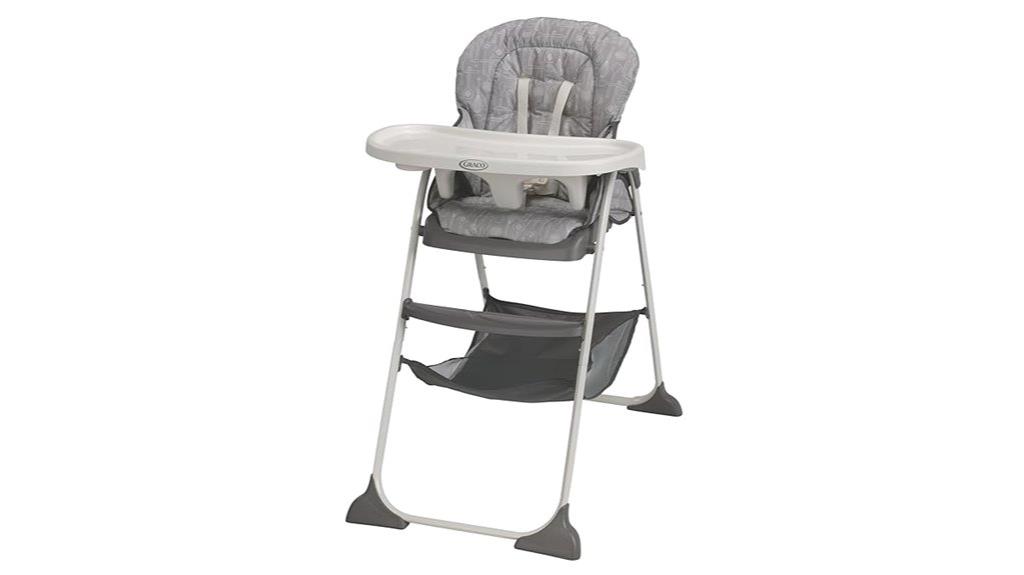 compact adjustable baby chair