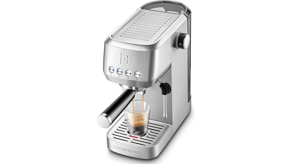 compact espresso machine design