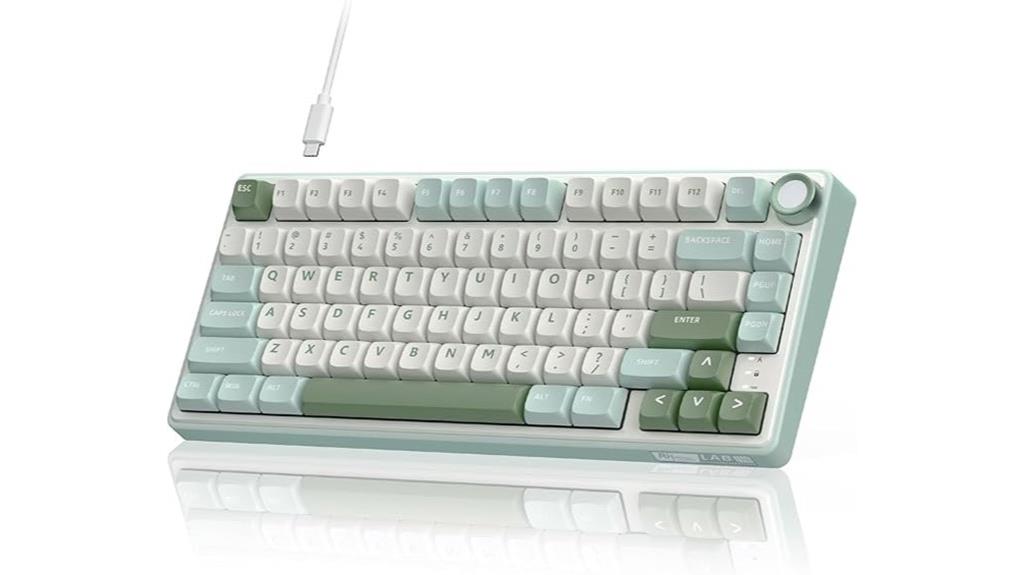 compact hot swappable mechanical keyboard