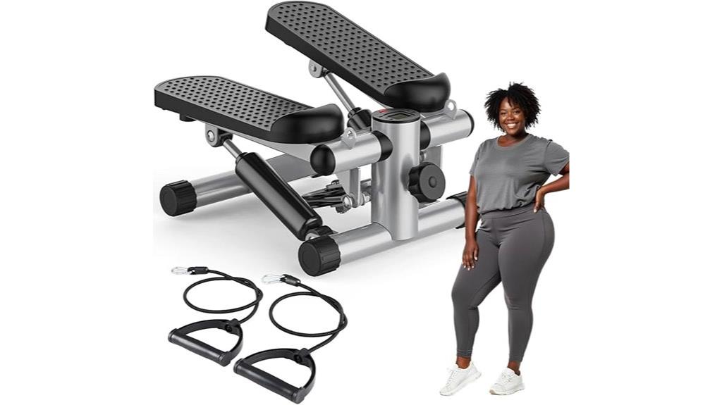 compact mini stepper with bands