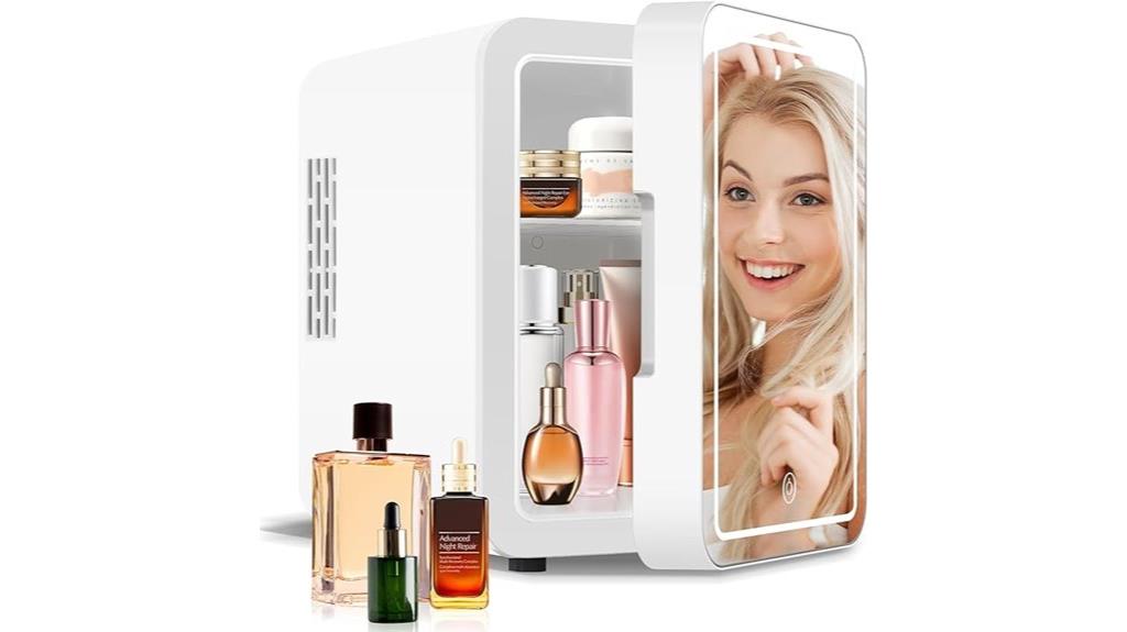 compact skincare cosmetic cooler