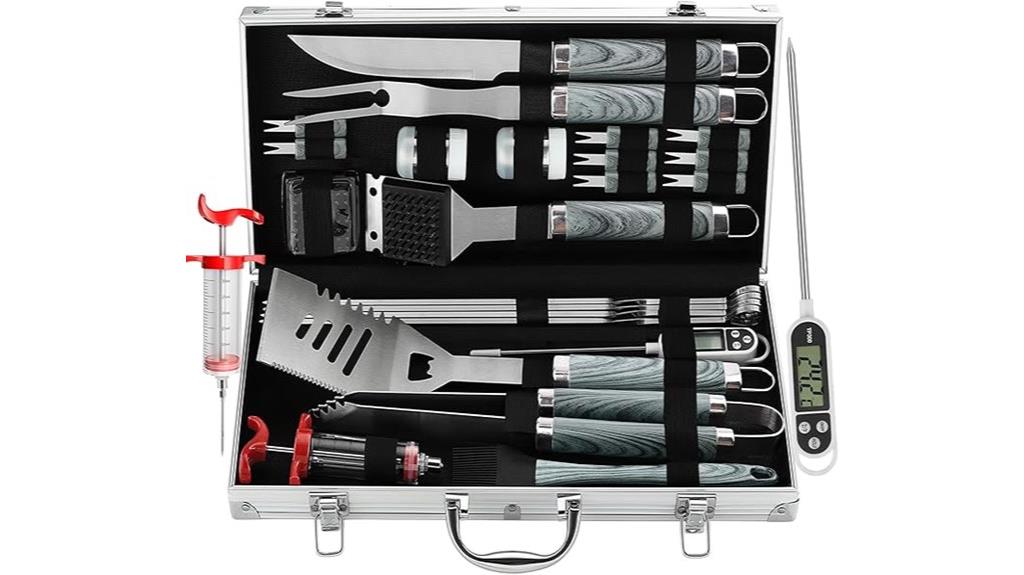 complete 24 piece grill set