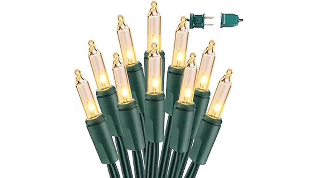connectable outdoor warm white lights