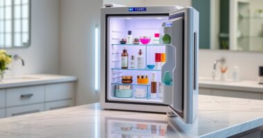cool beauty product storage