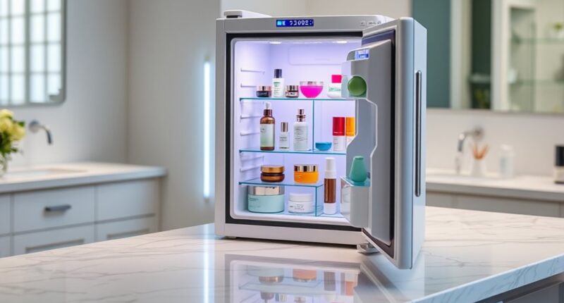 cool beauty product storage
