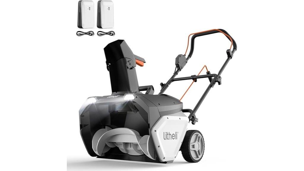 cordless 20v snow blower