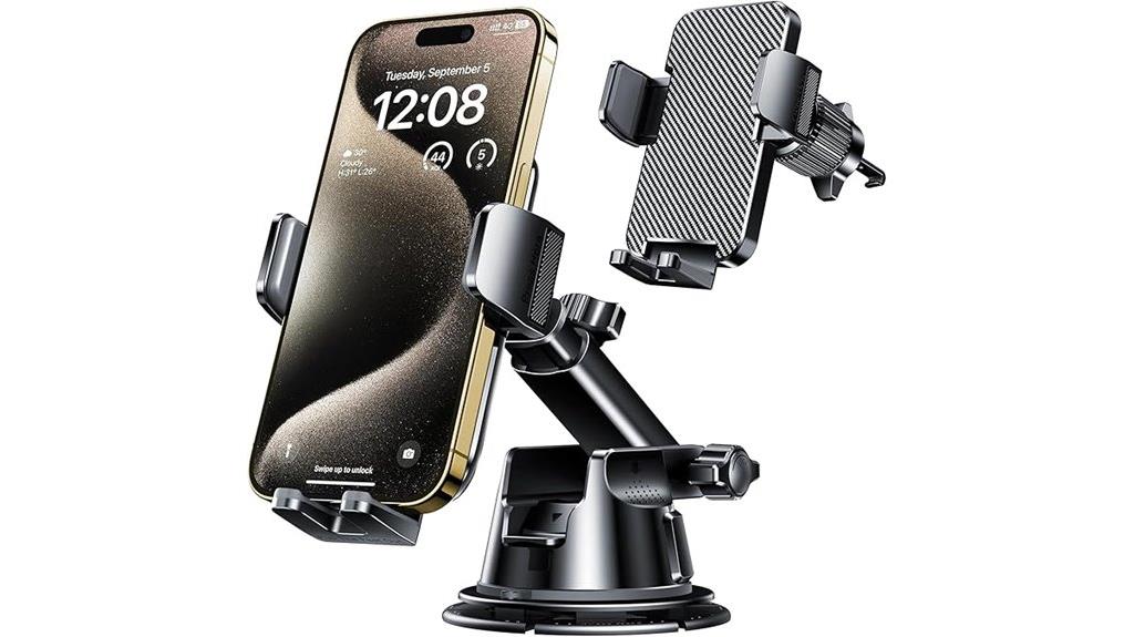 dash mount phone holder