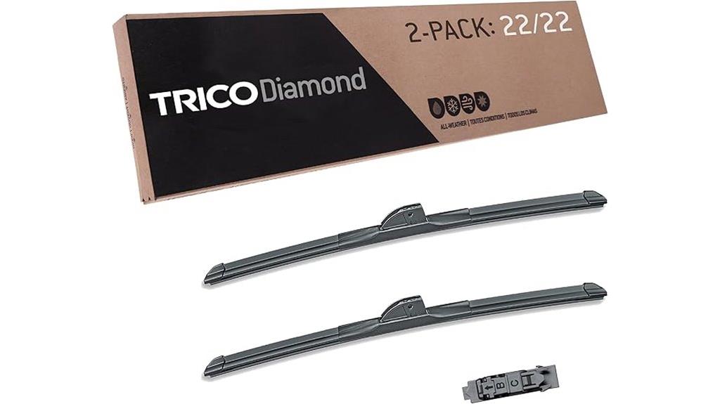 diamond 22 inch wiper set