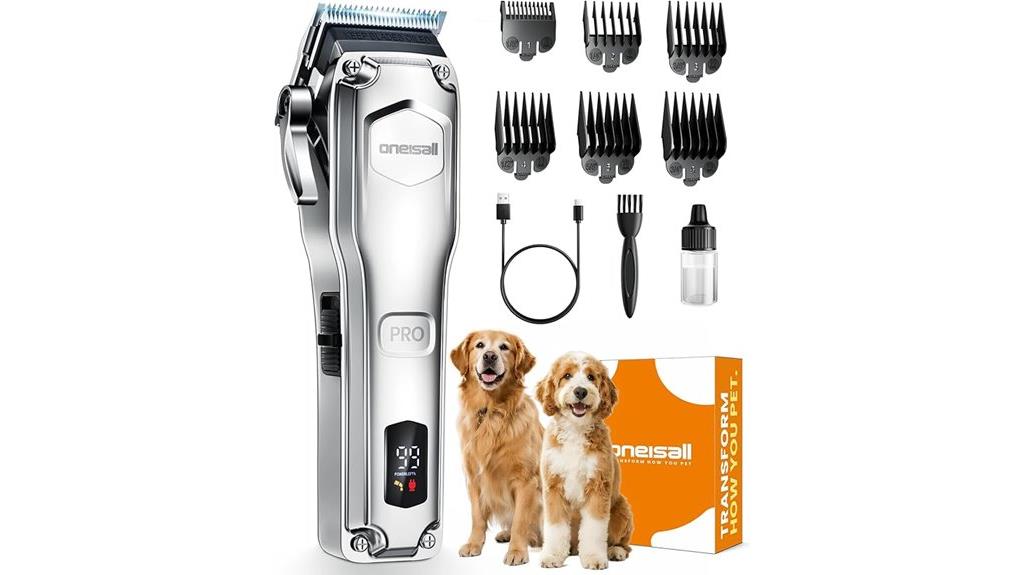 dog grooming thick hair