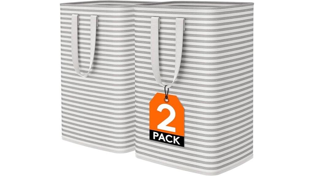 double collapsible laundry baskets
