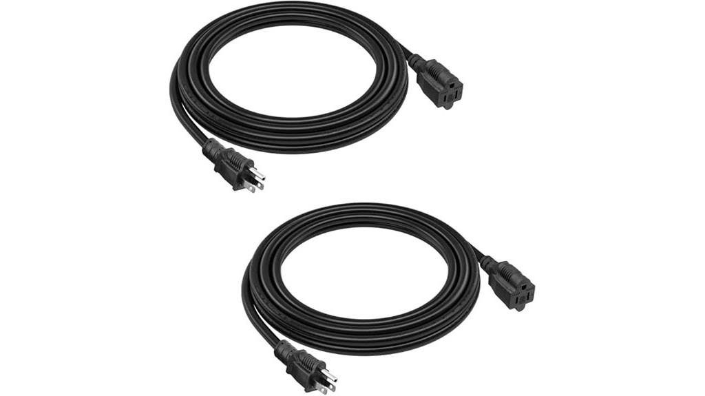 dual 8ft indoor outdoor cords