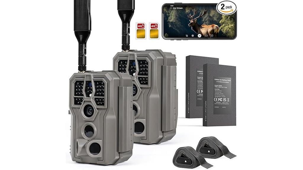 dual cellular trail cameras pack