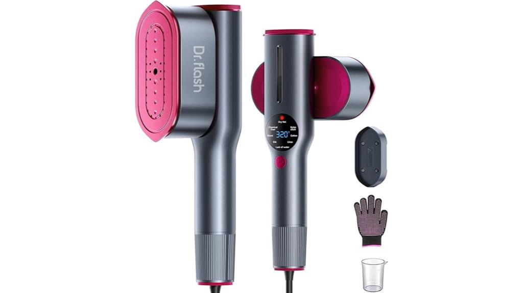 dual function garment steamer