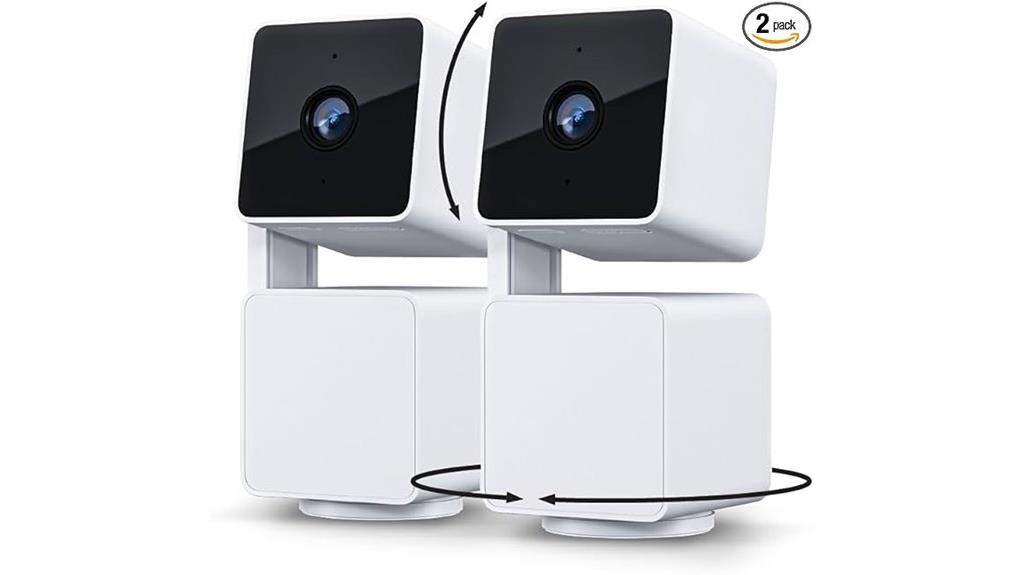 dual indoor outdoor cameras