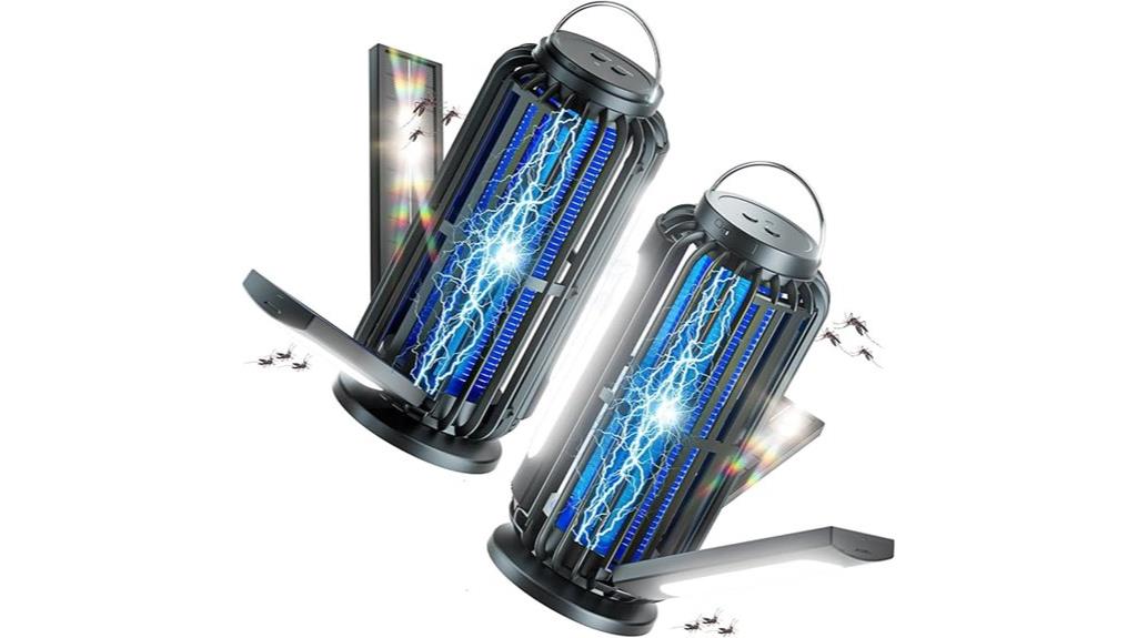 dual solar mosquito zappers