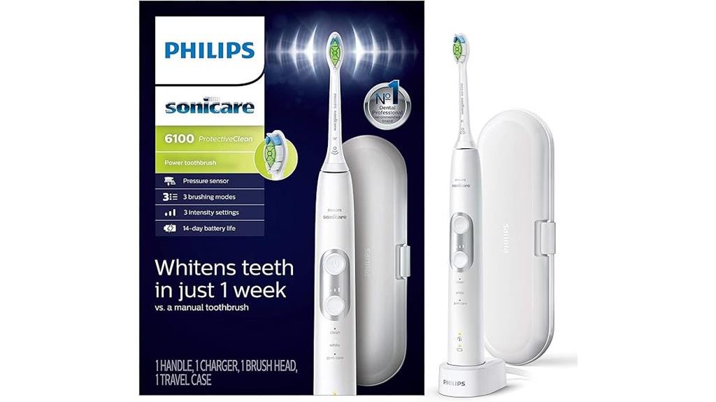 electric toothbrush with protective cleaning