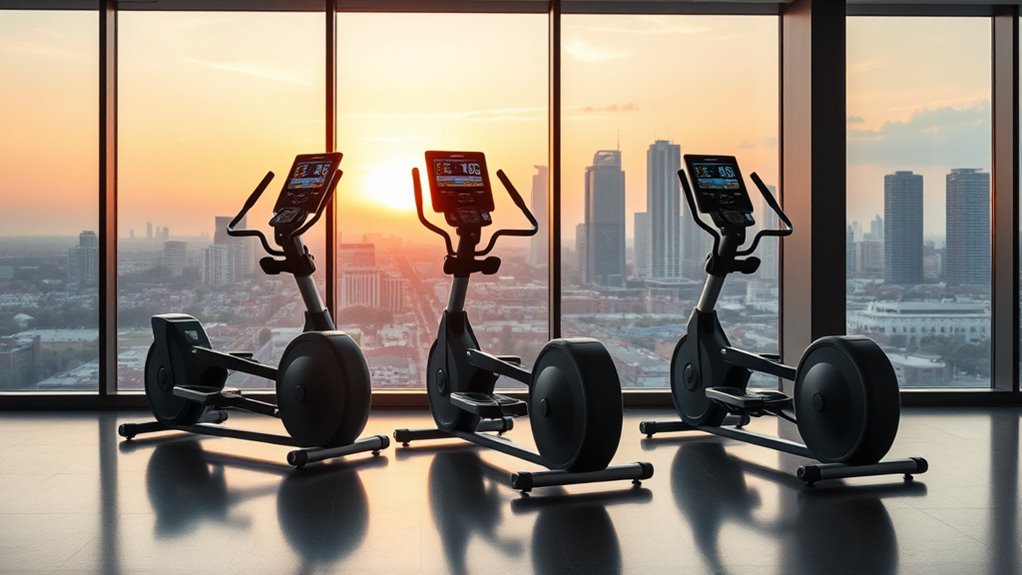 elliptical features for comfort