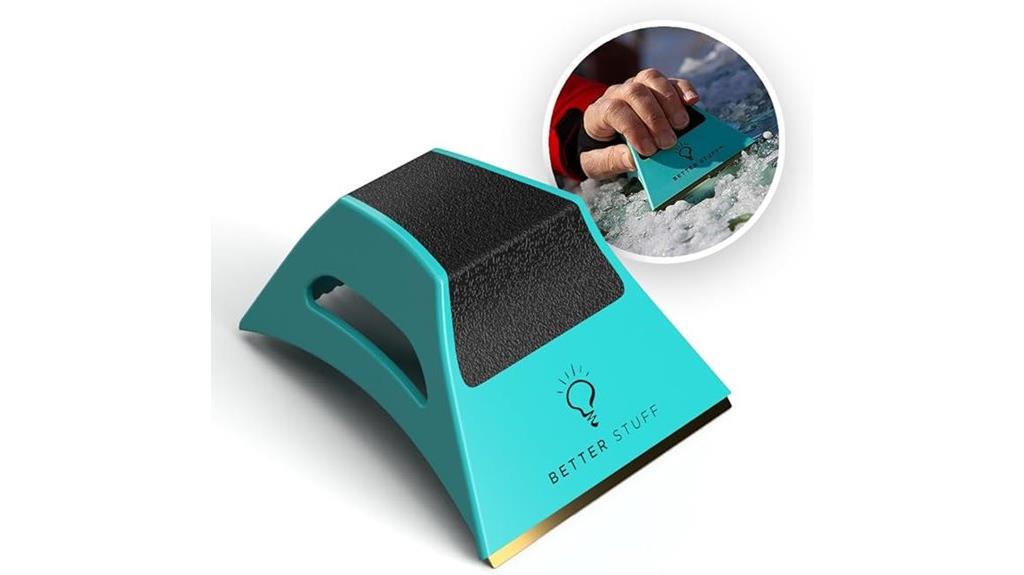 enhanced car windshield ice scraper